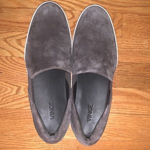 Vince platform suede sneakers